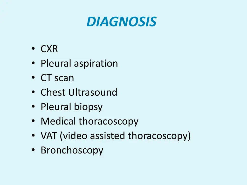 diagnosis