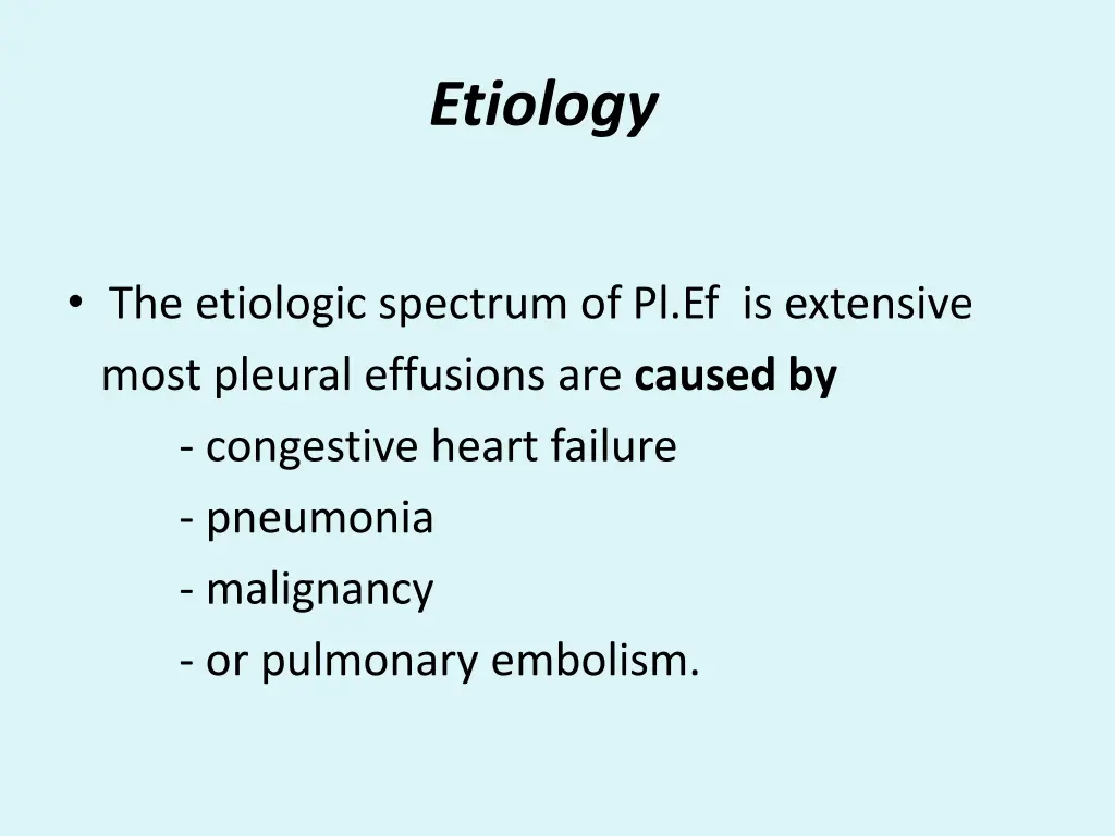 etiology