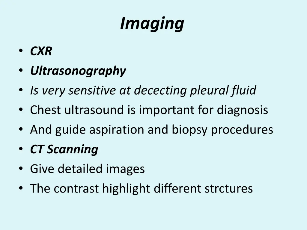 imaging