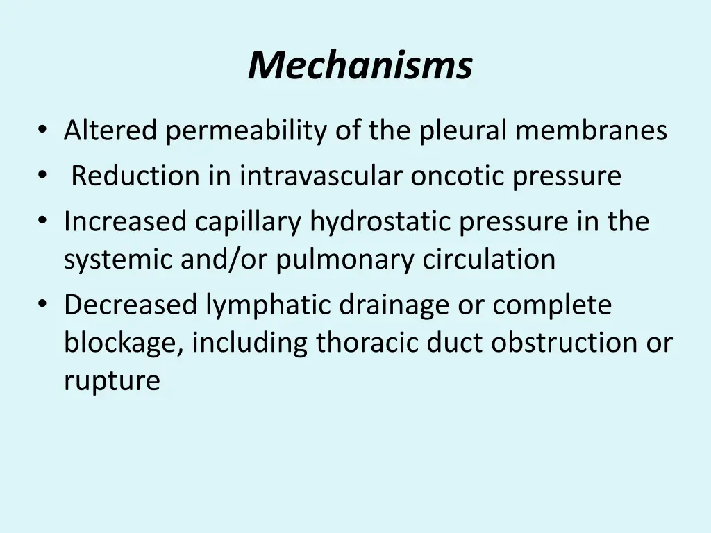mechanisms