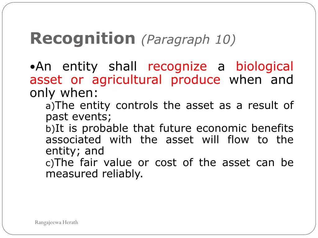 recognition paragraph 10
