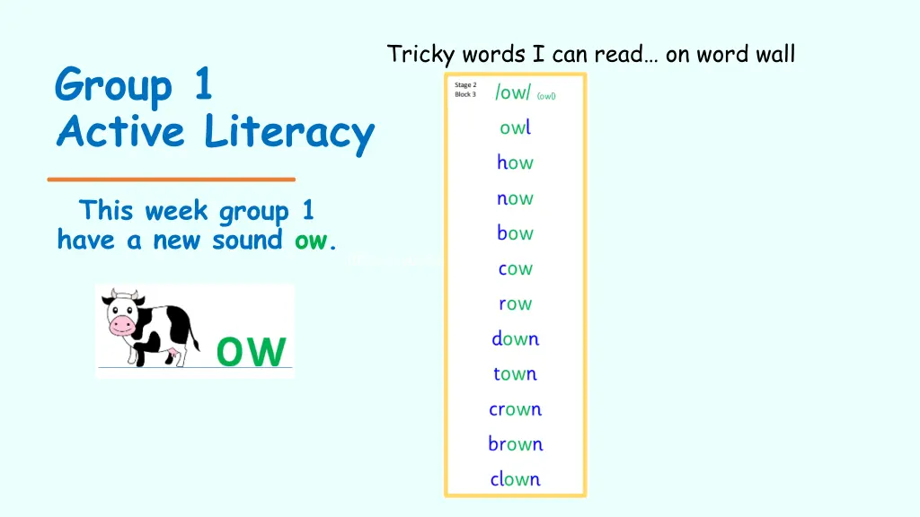 tricky words i can read on word wall