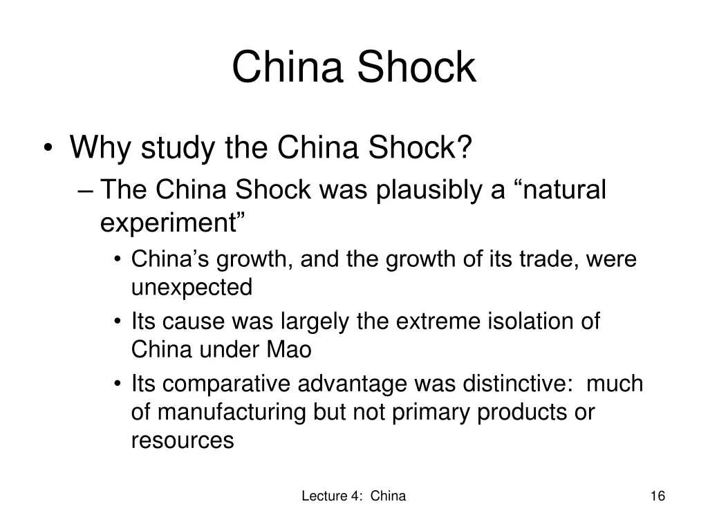 china shock 2