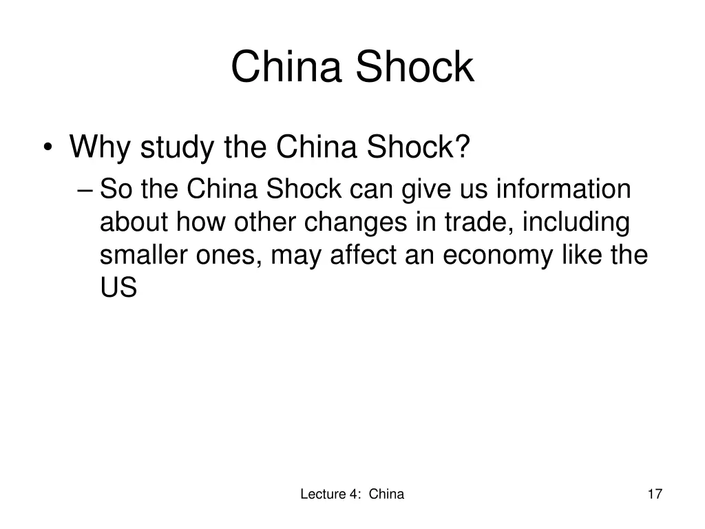 china shock 3