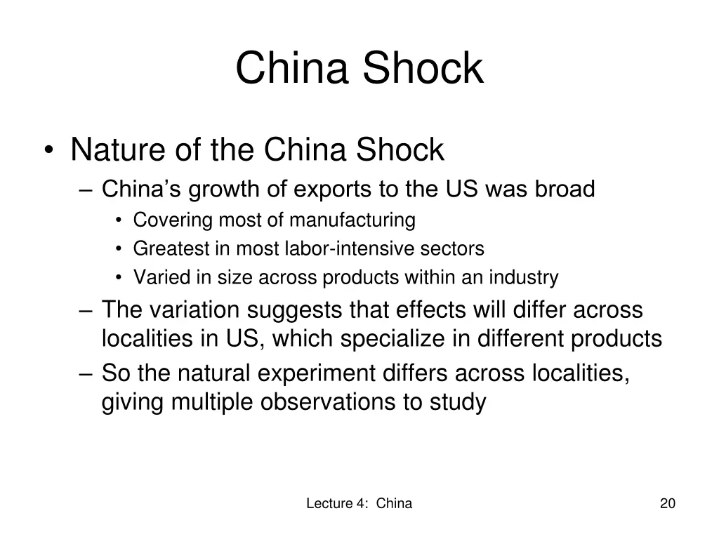 china shock 4