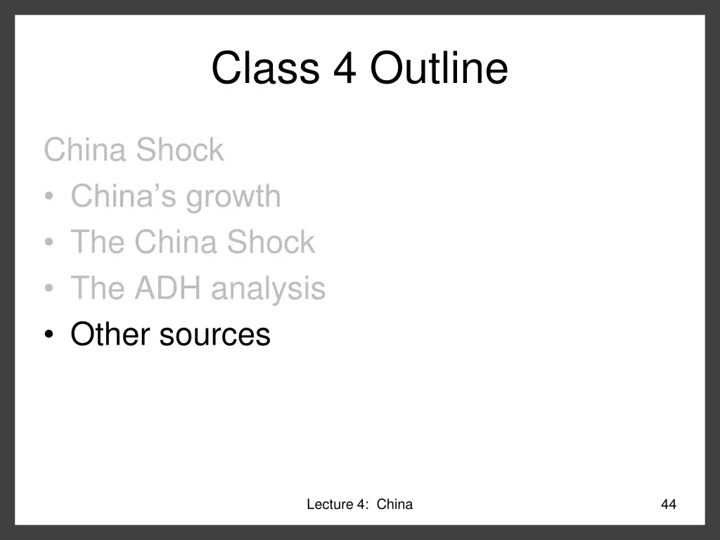 class 4 outline 4