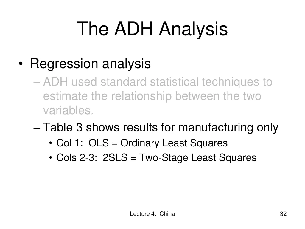 the adh analysis 5