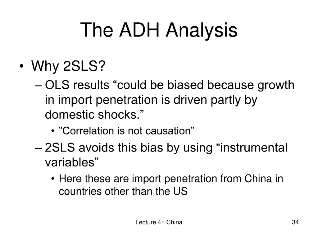 the adh analysis 6