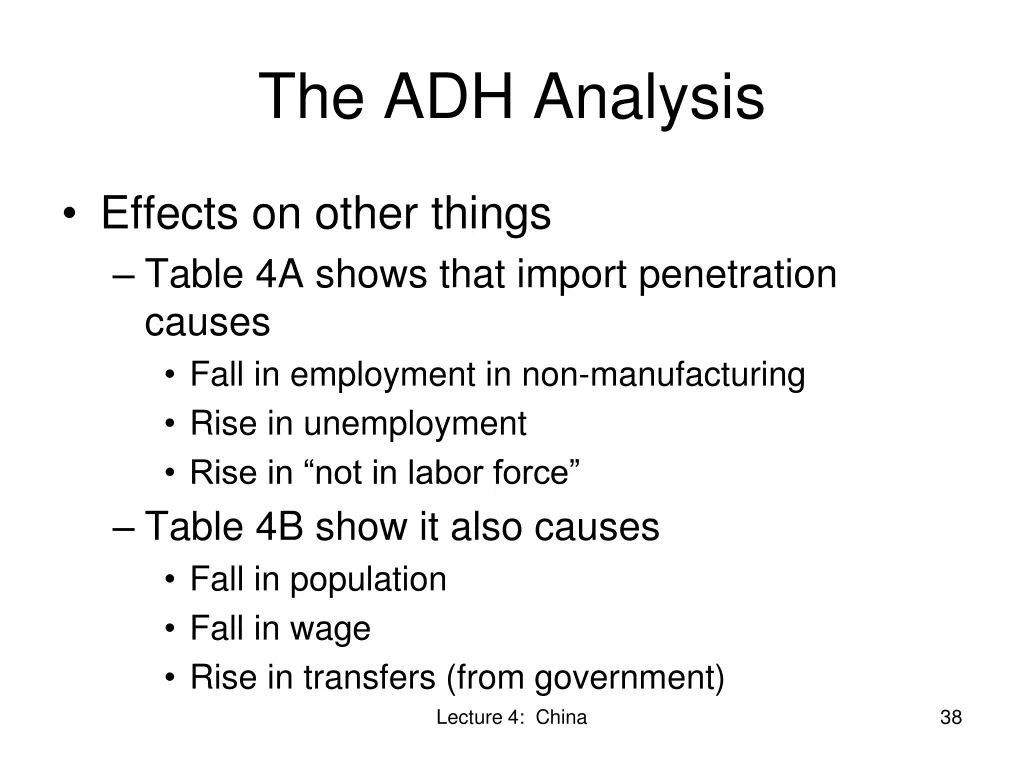 the adh analysis 8