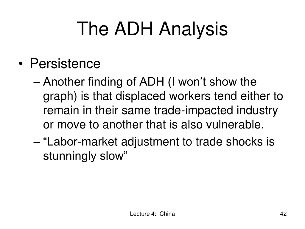 the adh analysis 9