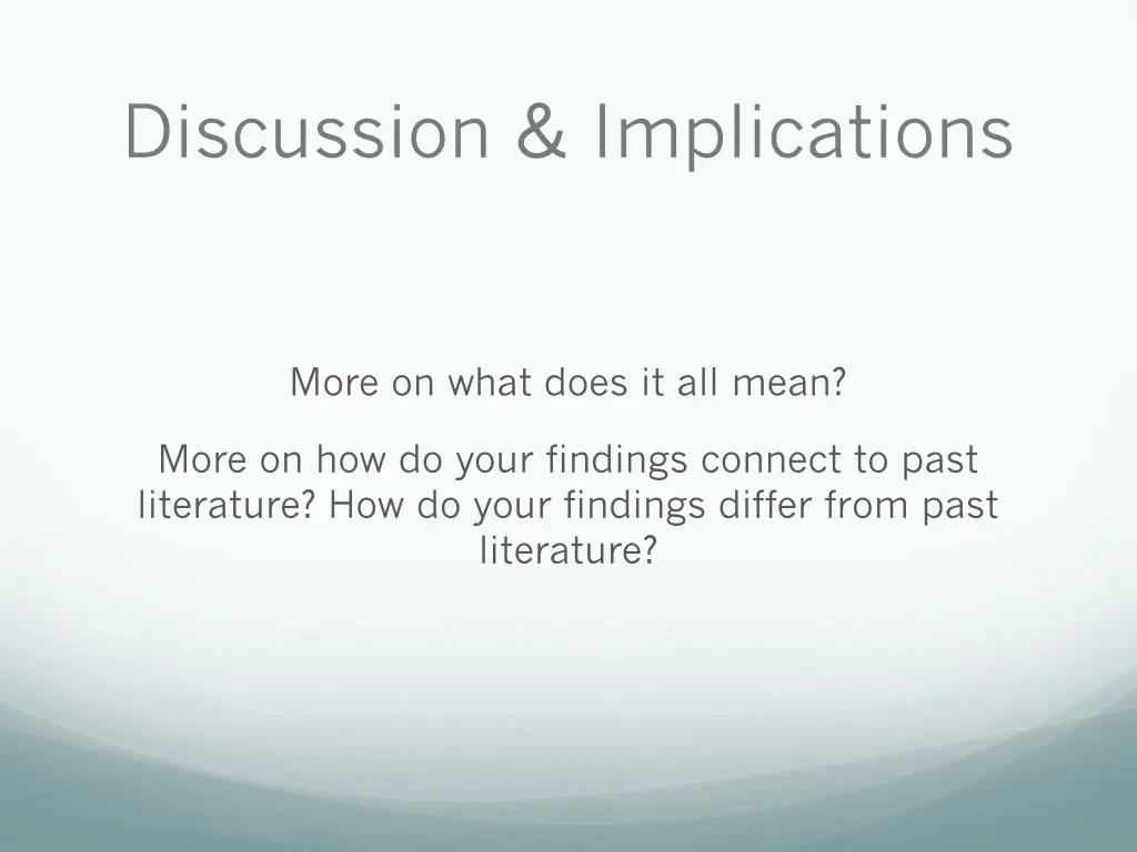 discussion implications 1