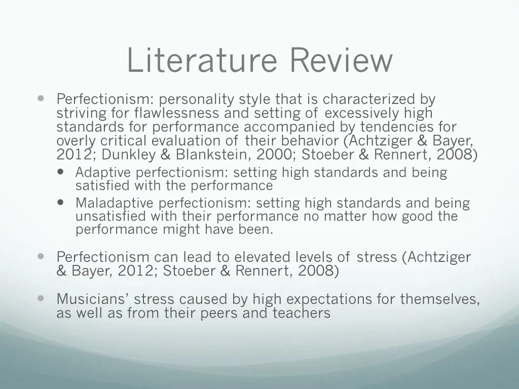 literature review