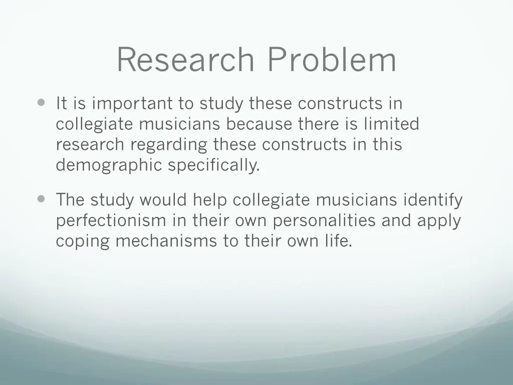 research problem