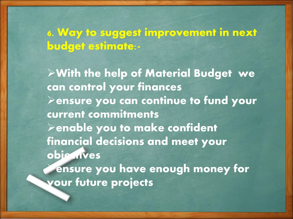 6 way to suggest improvement in next budget