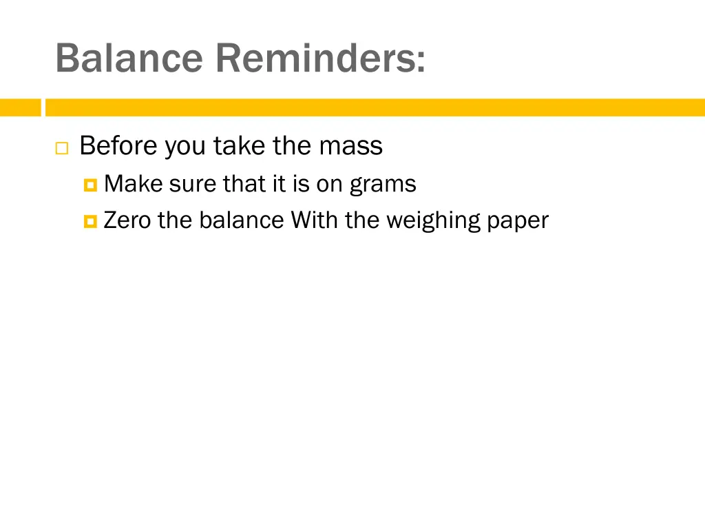 balance reminders