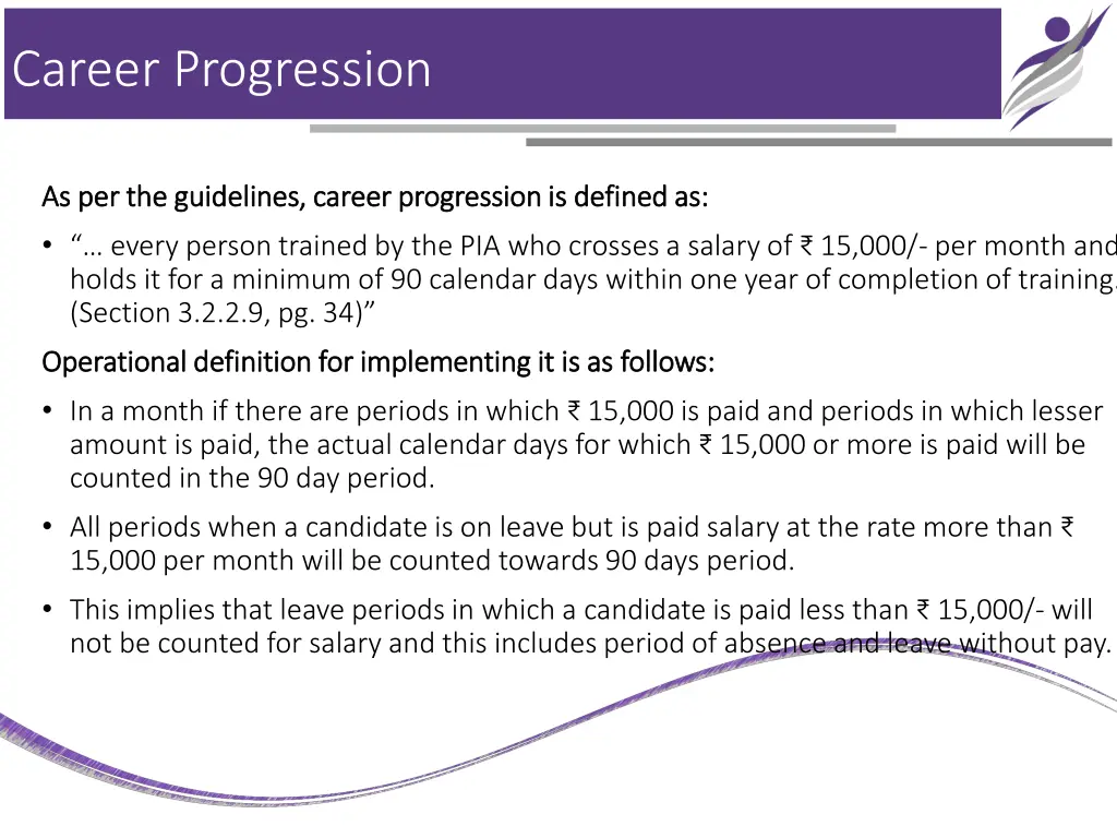 career progression
