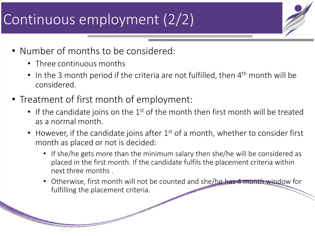 continuous employment 2 2