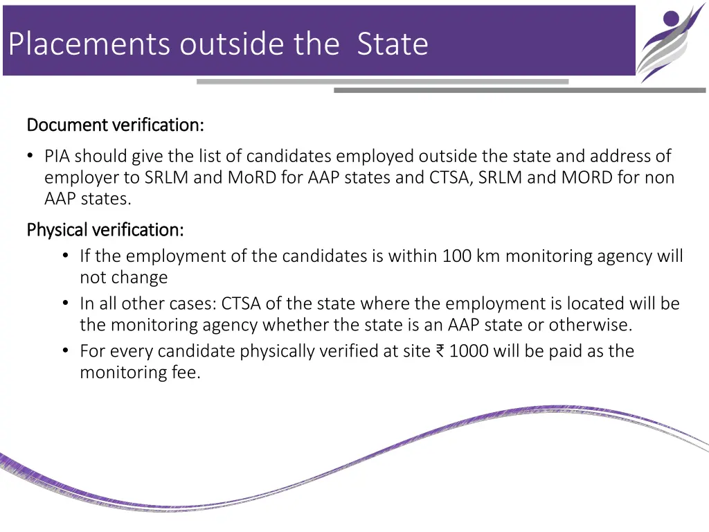 placements outside the state