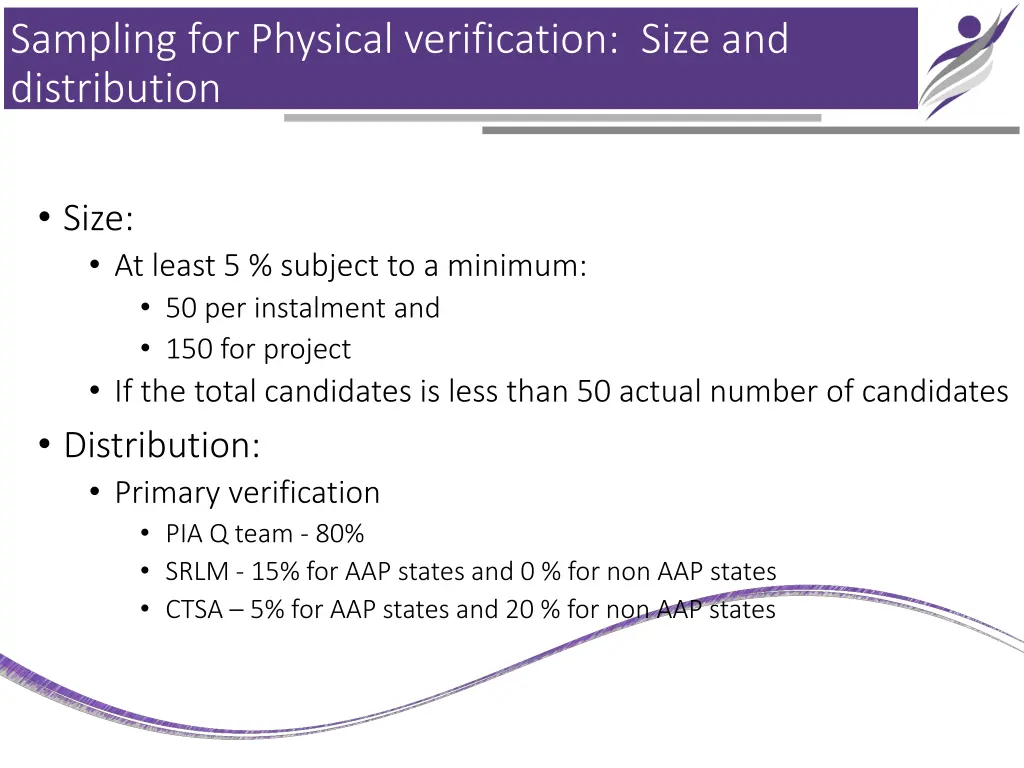 sampling for physical verification size