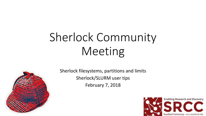 sherlock community meeting