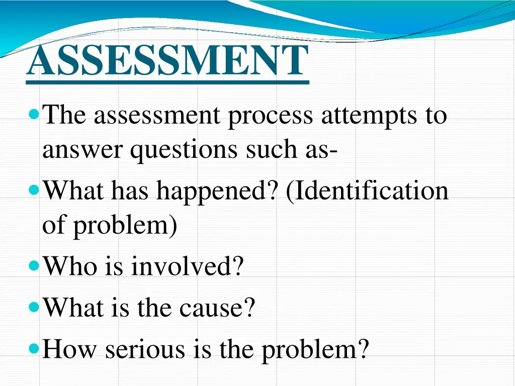 assessment