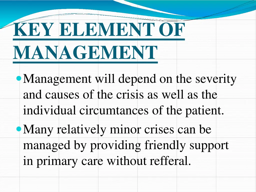 key elementof management