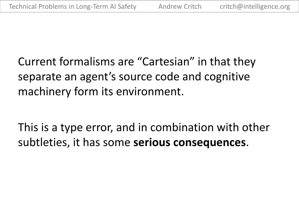 technical problems in long term ai safety 15