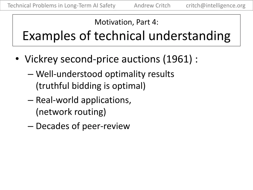 technical problems in long term ai safety 9
