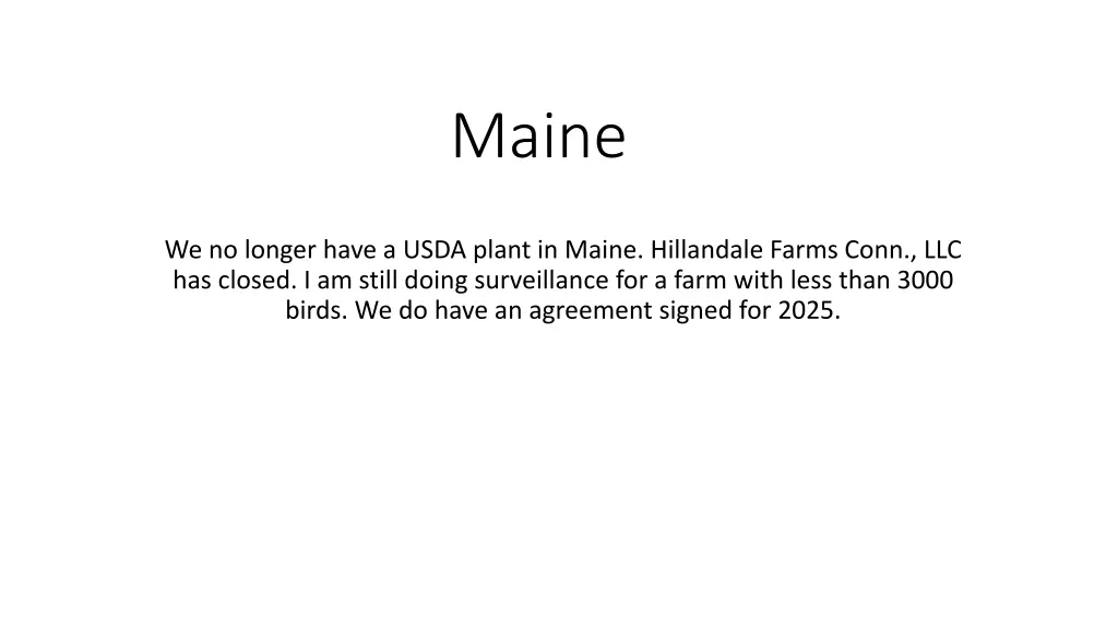 maine