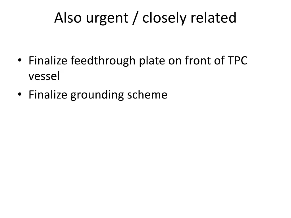 also urgent closely related