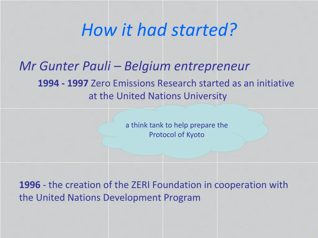 how it had started