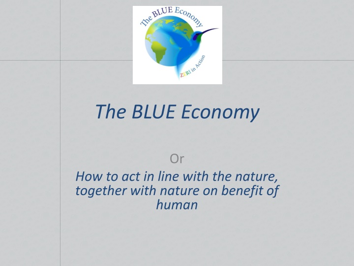 the blue economy