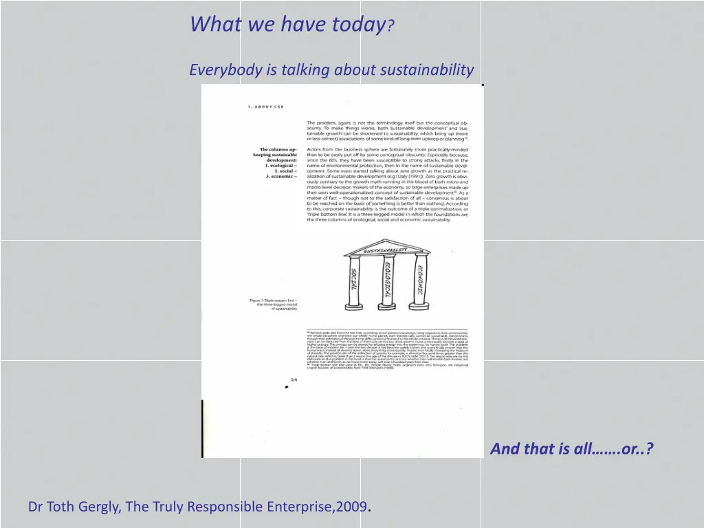 what we have today