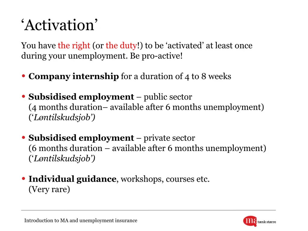 activation