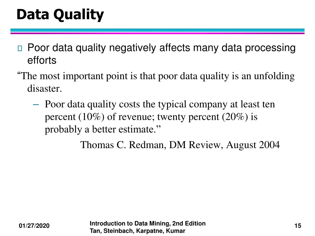 data quality