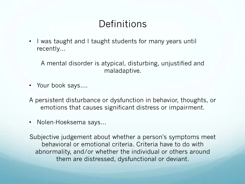 definitions