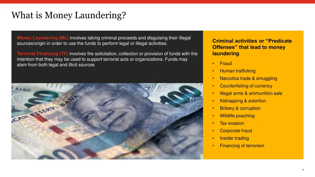 what is money laundering