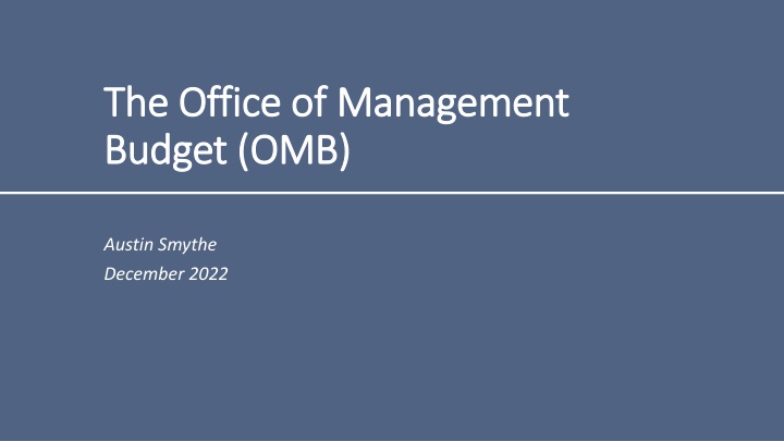 the office of management the office of management