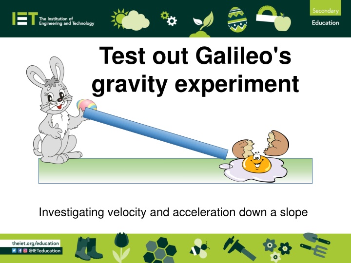 test out galileo s gravity experiment