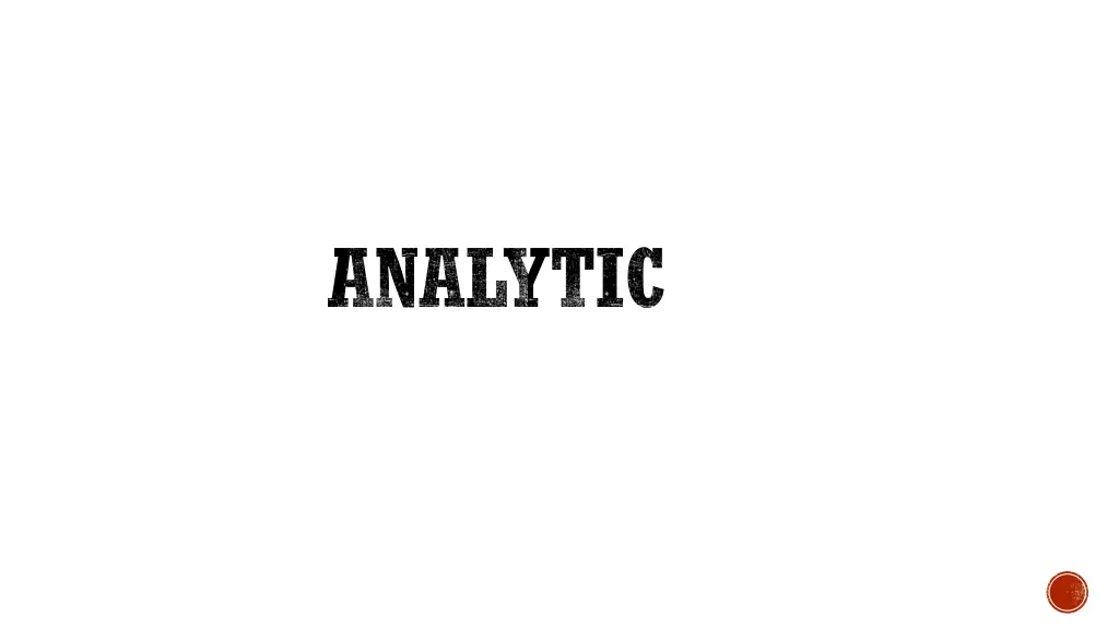 analytic