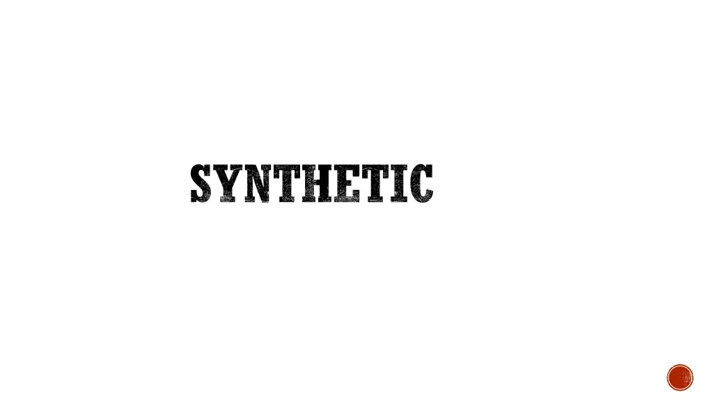 synthetic