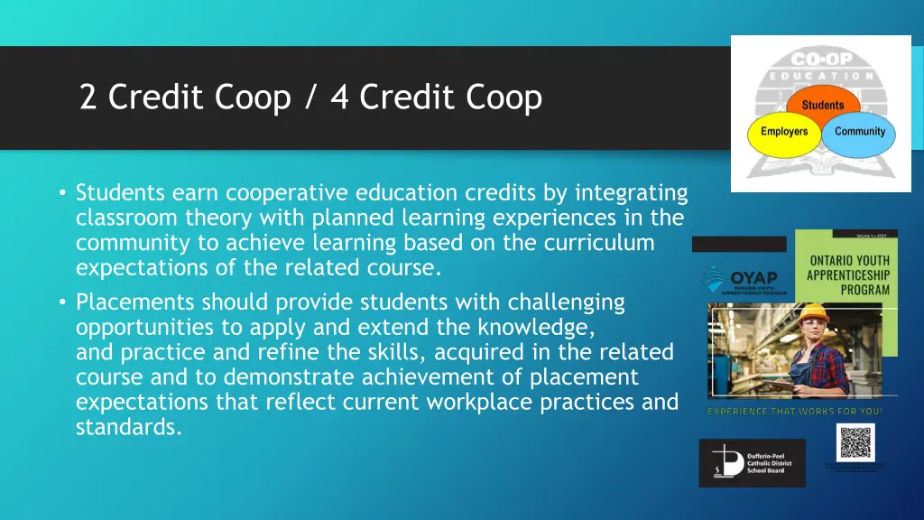 2 credit coop 4 credit coop