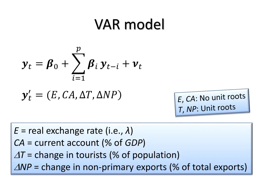 var model