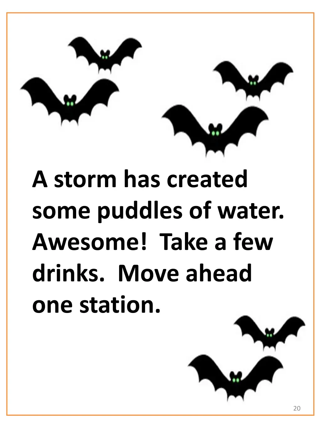 a storm has created some puddles of water awesome