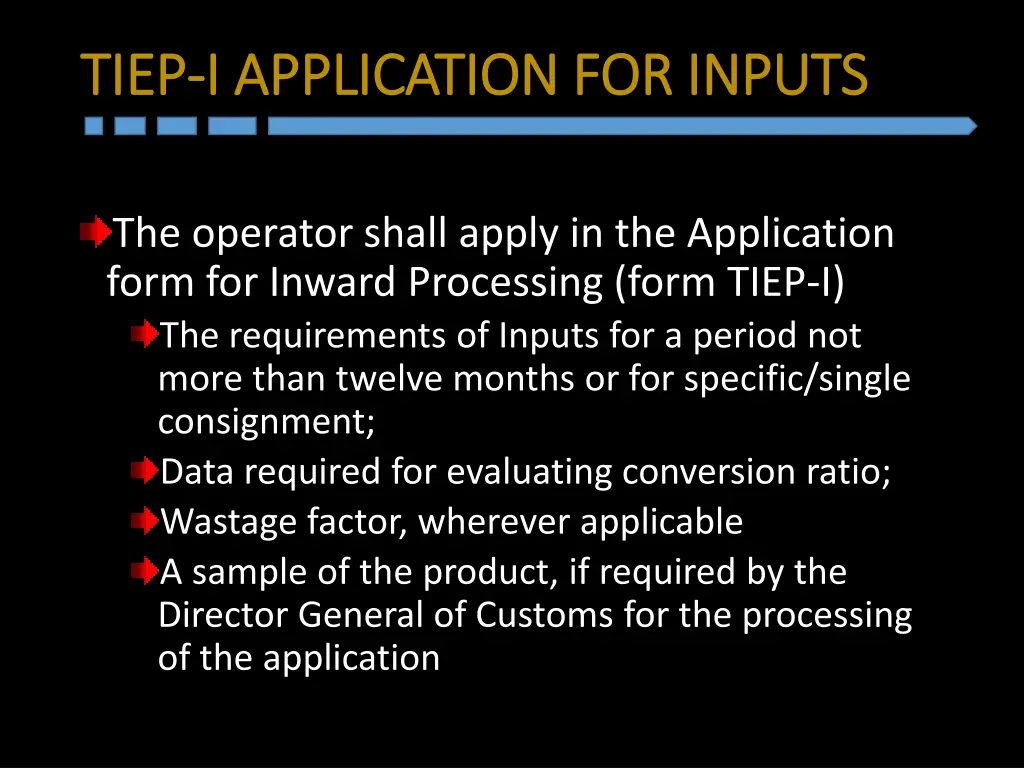 tiep tiep i application for i application