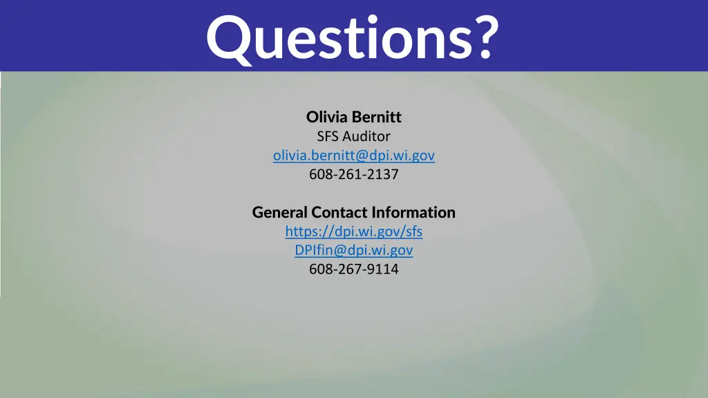 questions