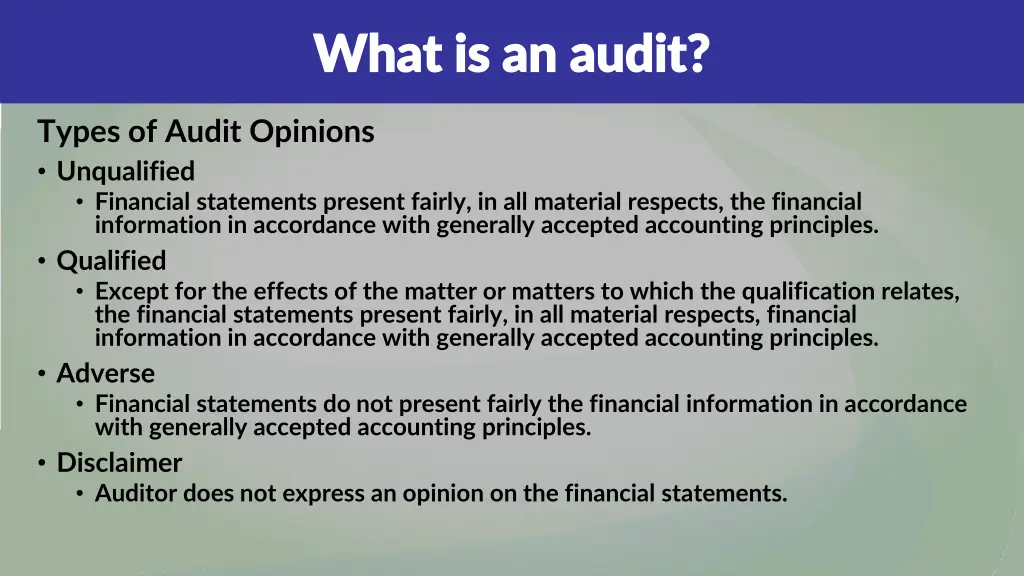 what is an audit what is an audit 1
