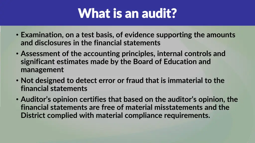 what is an audit what is an audit