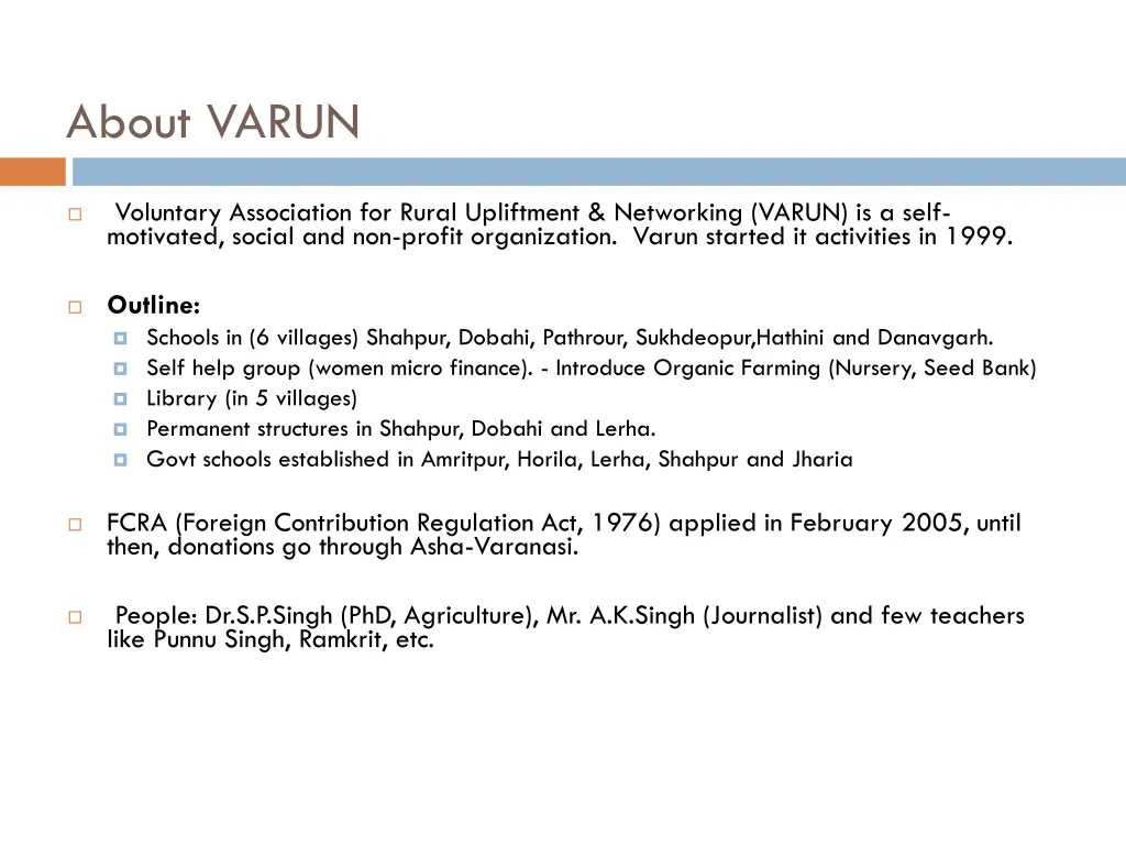 about varun