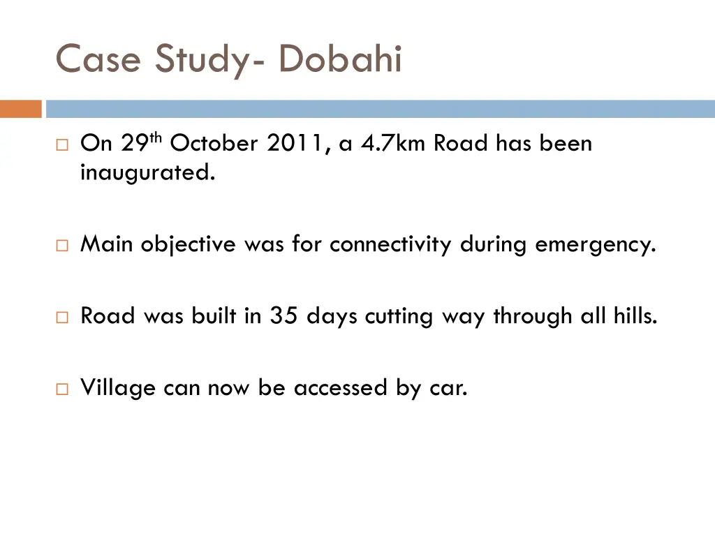 case study dobahi 1